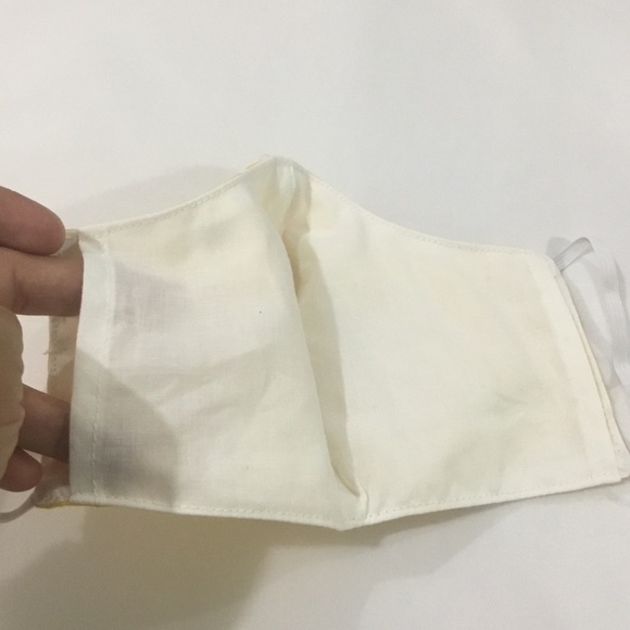 Adult face mask handmade novelty bee print - Picture 3 of 3